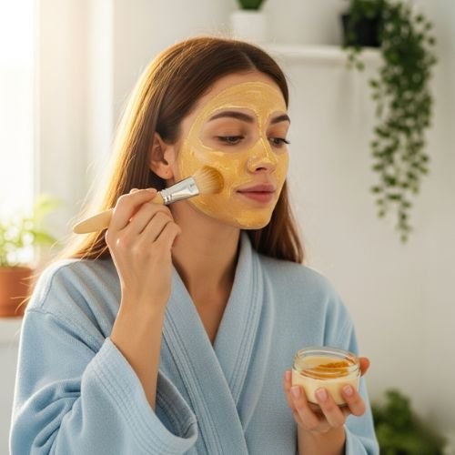 Chickpea Flour & Turmeric Mask – Grandma’s Secret Weapon