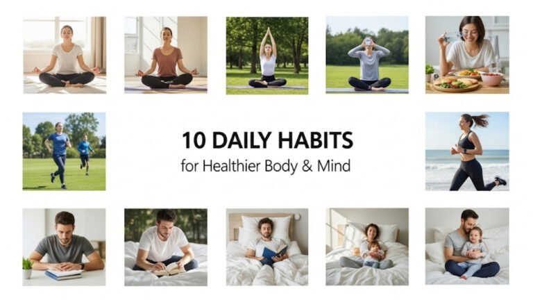 10 Daily Habits for a Healthier Body & Mind
