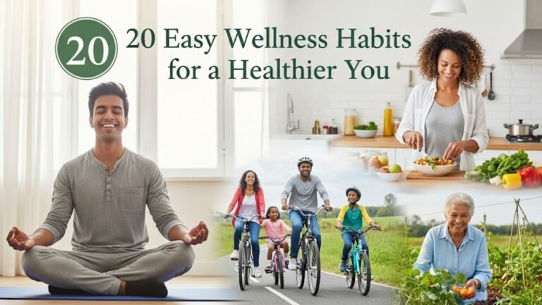 20 Easy Wellness Habits for a Healthier You