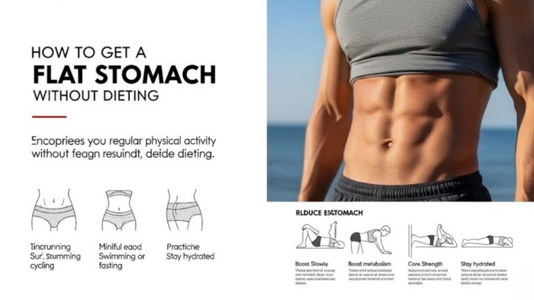 How to Get a Flat Stomach Without Dieting