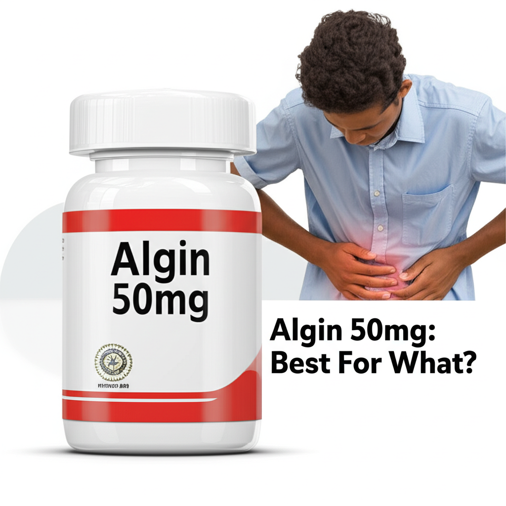 Generate a high-quality, relevant image prompt for an article about: Algin 50mg: Best For What?