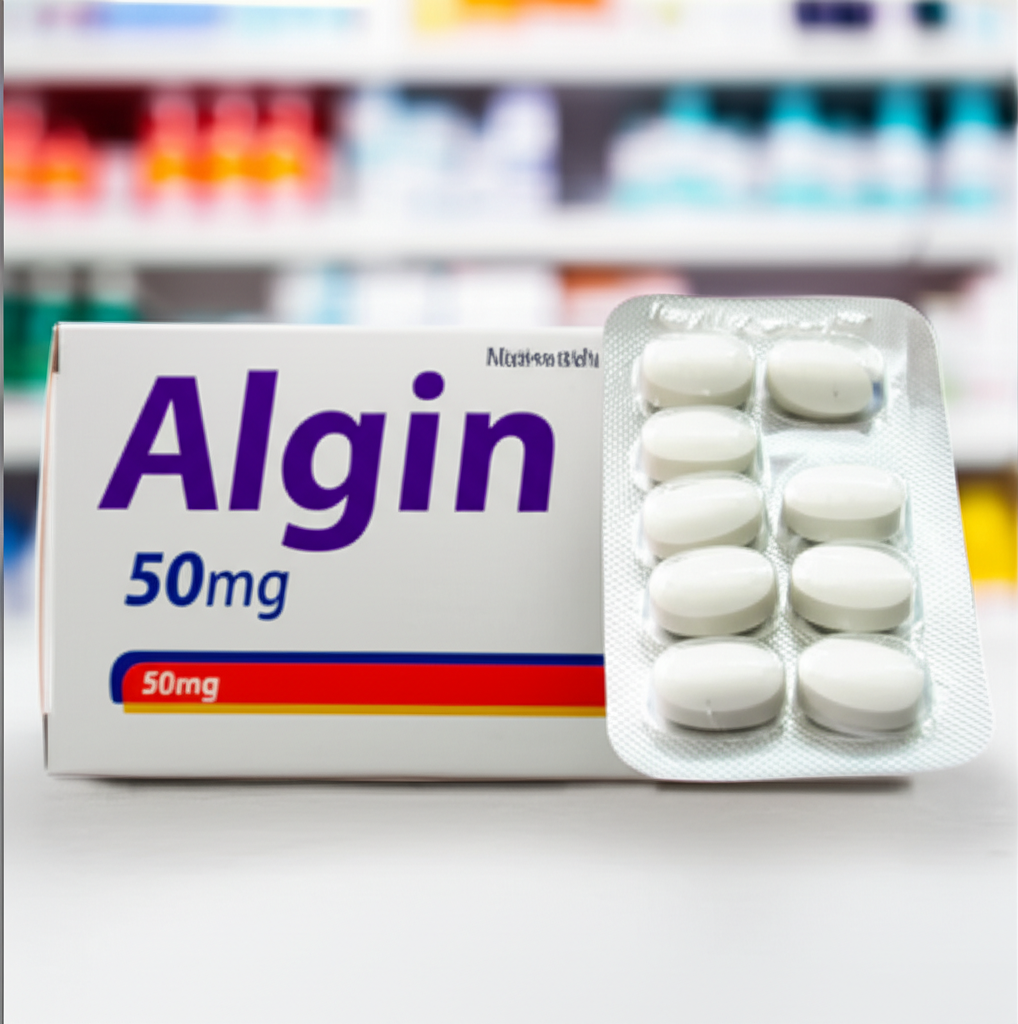 Generate a high-quality, relevant image prompt for an article about: Algin 50mg: Best For What?