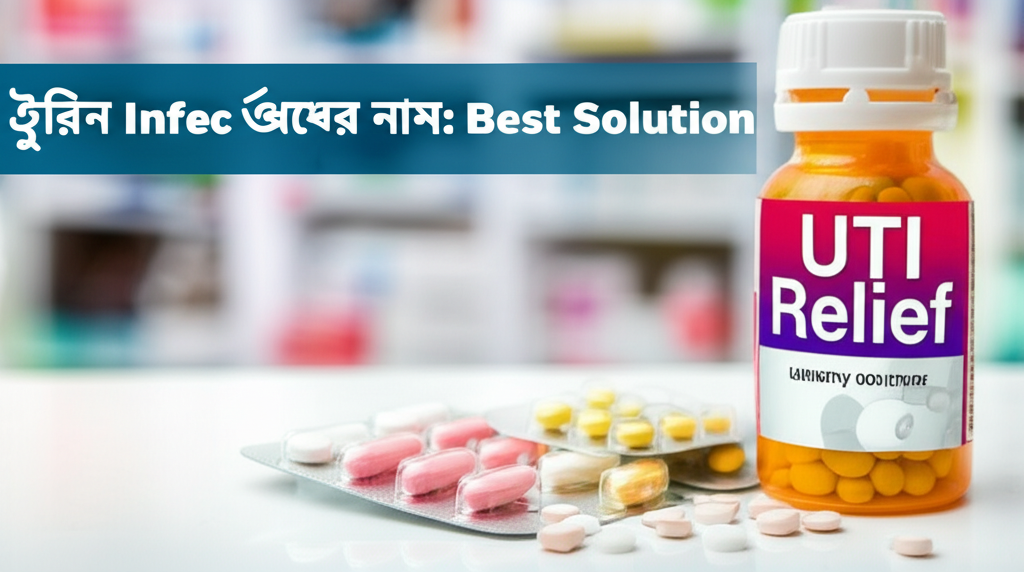 Generate a high-quality, relevant image prompt for an article about: ইউরিন Infec ঔষধ