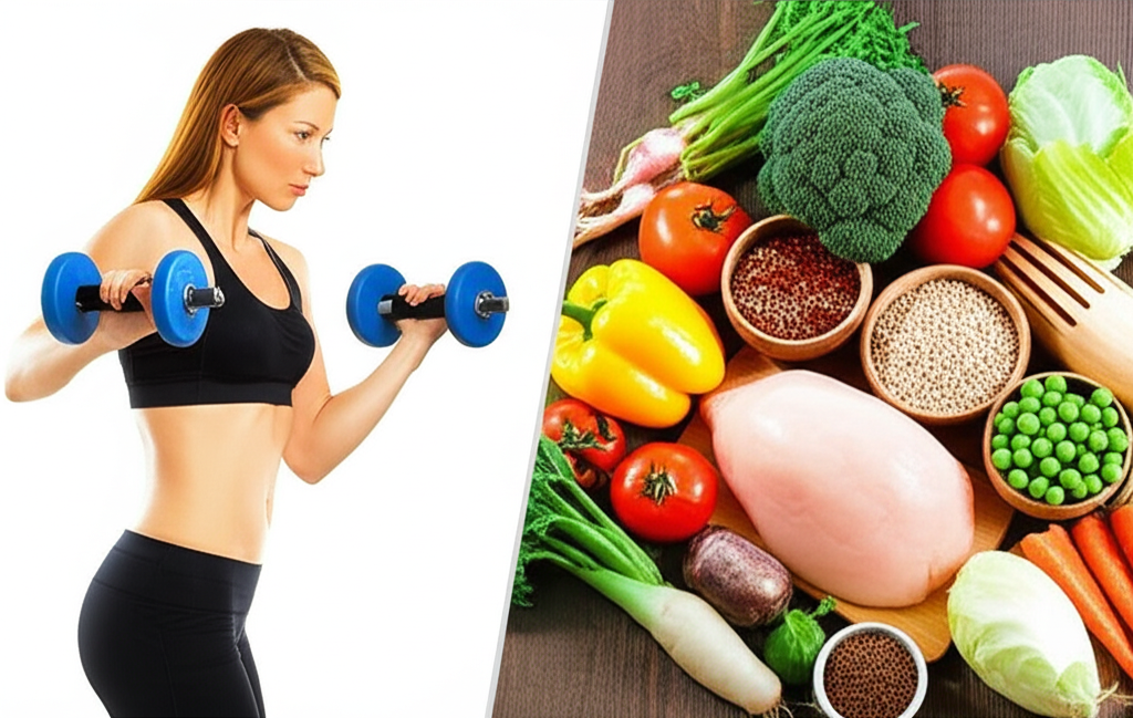 How to Prevent Muscle Loss During Weight Loss: Your Guide 2 Generate a high-quality, relevant image prompt for an article about: How to Prevent Muscle Loss Duri