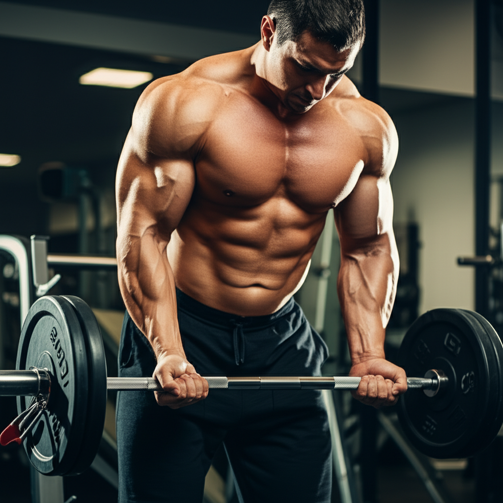How to Overcome Muscle Growth Plateaus Fast 2 Generate a high-quality, relevant image prompt for an article about: How to Overcome Muscle Growth P