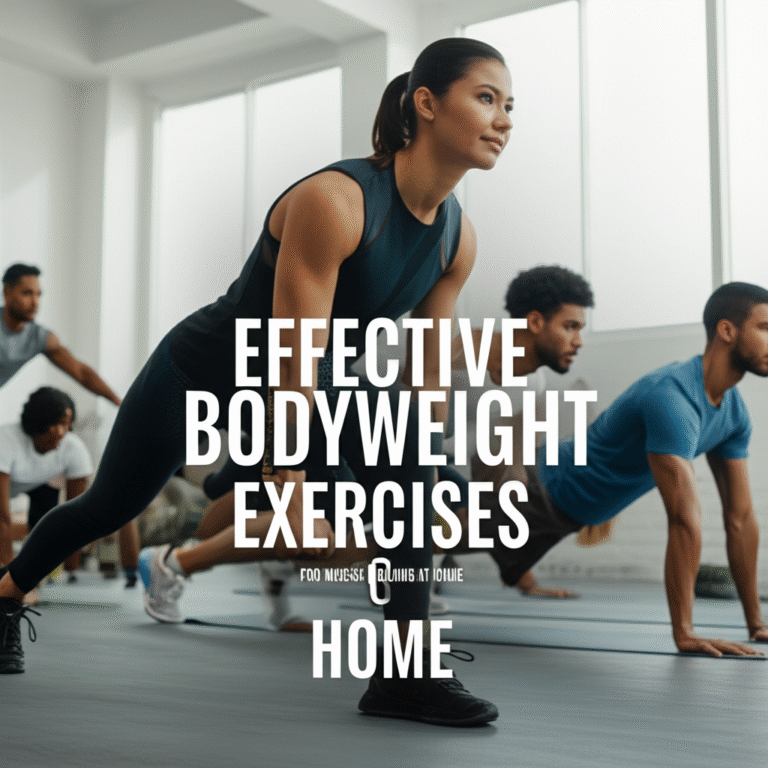 Effective Bodyweight Exercises for Muscle Building at Home 11 Effective Bodyweight Exercises for Muscle Building at Home